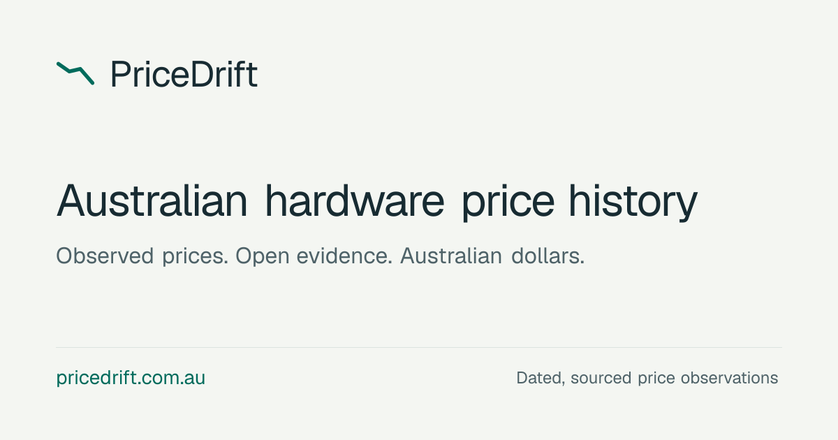 GPU prices in Australia: price history | PriceDrift